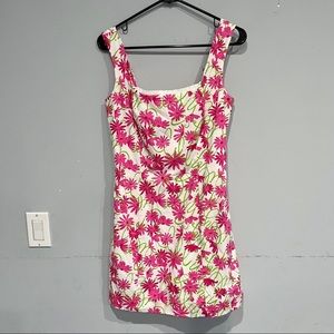 Lilly Pulitzer Floral mini dress size 4